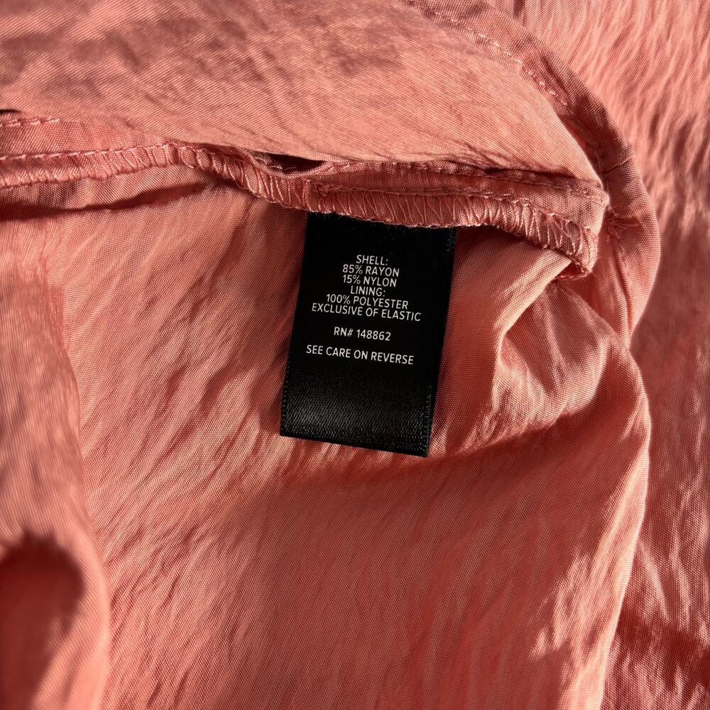 Torrid Ruched Pink Puff Sleeve Top Size 1 (14/16) Women’s Plus Size Blouse - Picture 7 of 9
